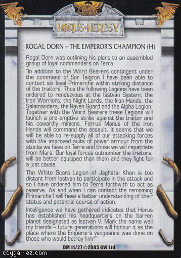 Rogal Dorn - The Emperors Champion (h)